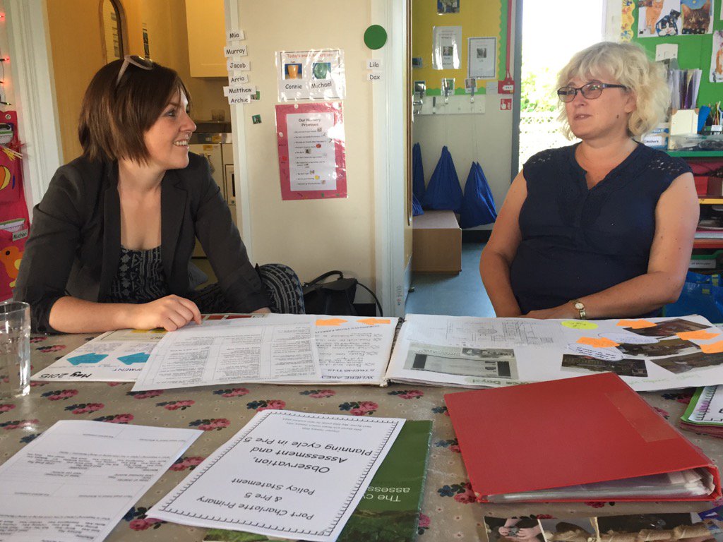 EYArgyllBute's tweet photo. A&amp;B EY practitioners sharing practice- great dialogue around ELC planning and environments #learningtogether #proud https://t.co/iy7XFoLHHi