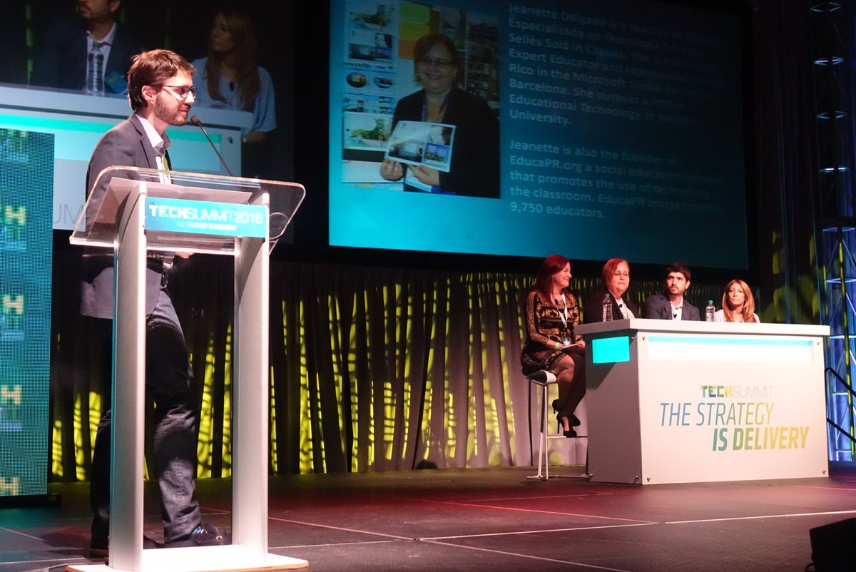 techsummitpr's tweet photo. Panel: Delivering on teaching computer science in every school in Puerto Rico. #TechSummitPR https://t.co/2GnnOGXRs1
