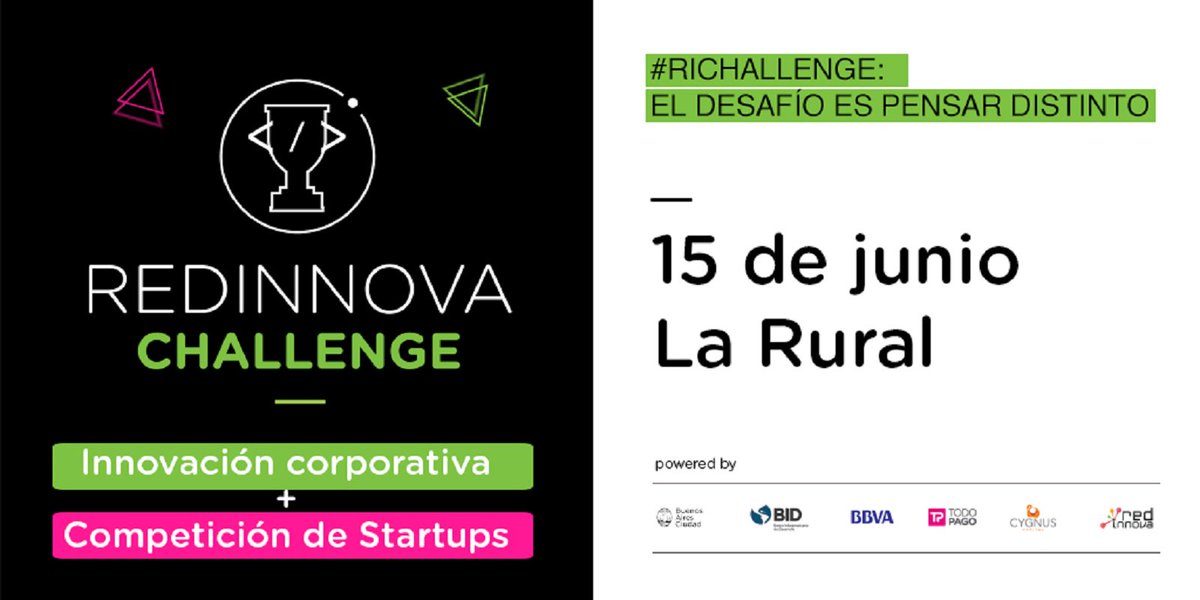 LaRedInnova's tweet photo. Finalistas, Agenda y todos los detalles del #RIChallenge a un click de distancia https://t.co/yuF8aPD7aO https://t.co/W8a30oP97A