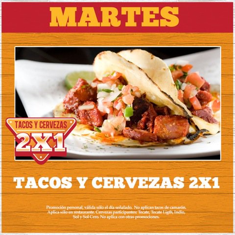 CaboGrillQro's tweet photo. ¡Paga uno y cómete/tómate otro gratis! :) Te esperamos en Cabo. https://t.co/BgGZUsAWpA