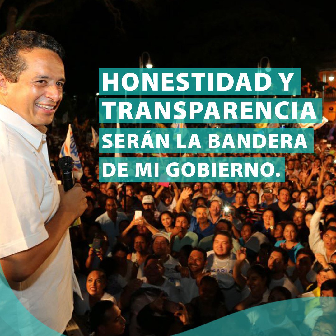 CarlosJoaquin's tweet photo. El cambio llegó a Quintana Roo, honestidad y transparencia serán la bandera de mi gobierno. https://t.co/bvTFIhw5mS