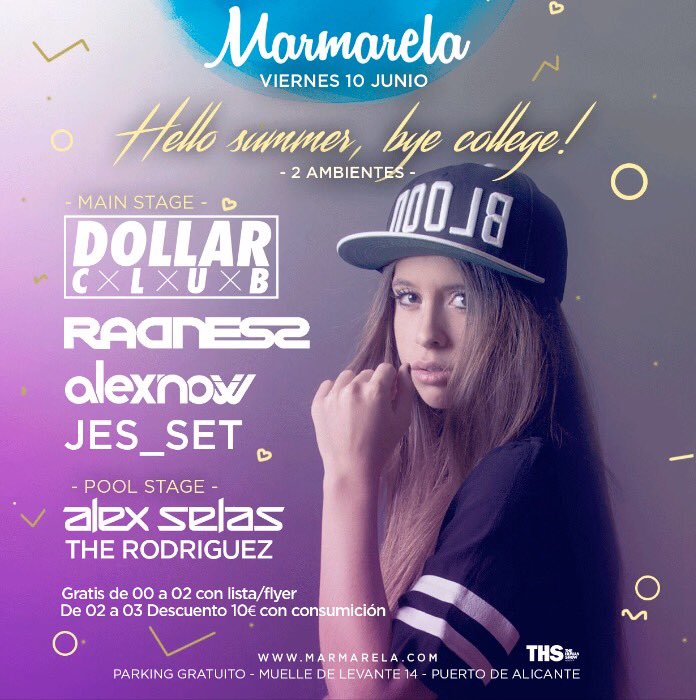 alexnow_es's tweet photo. Ya tenemos lío para este viernes Ⓜ️@Marmarela_Club 
🔥@DOLLAR_CLUB_  w/ @RADNESSmusic @Jes_set https://t.co/xNp4jkQBau