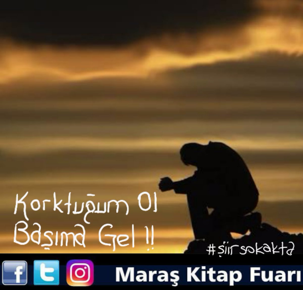 Korktuğum Ol, Başıma Gel !!
#kahramanmaraş #şiirsokakta