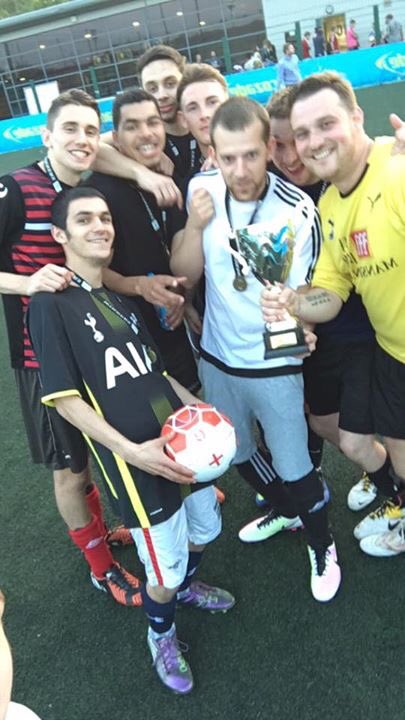 <a href="/Tesco2038/">Tesco Aylesbury 2038</a> winning the <a href="/Tesco/">Tesco</a> group26 Euro 5 aside comp #champions#charity#funatwork