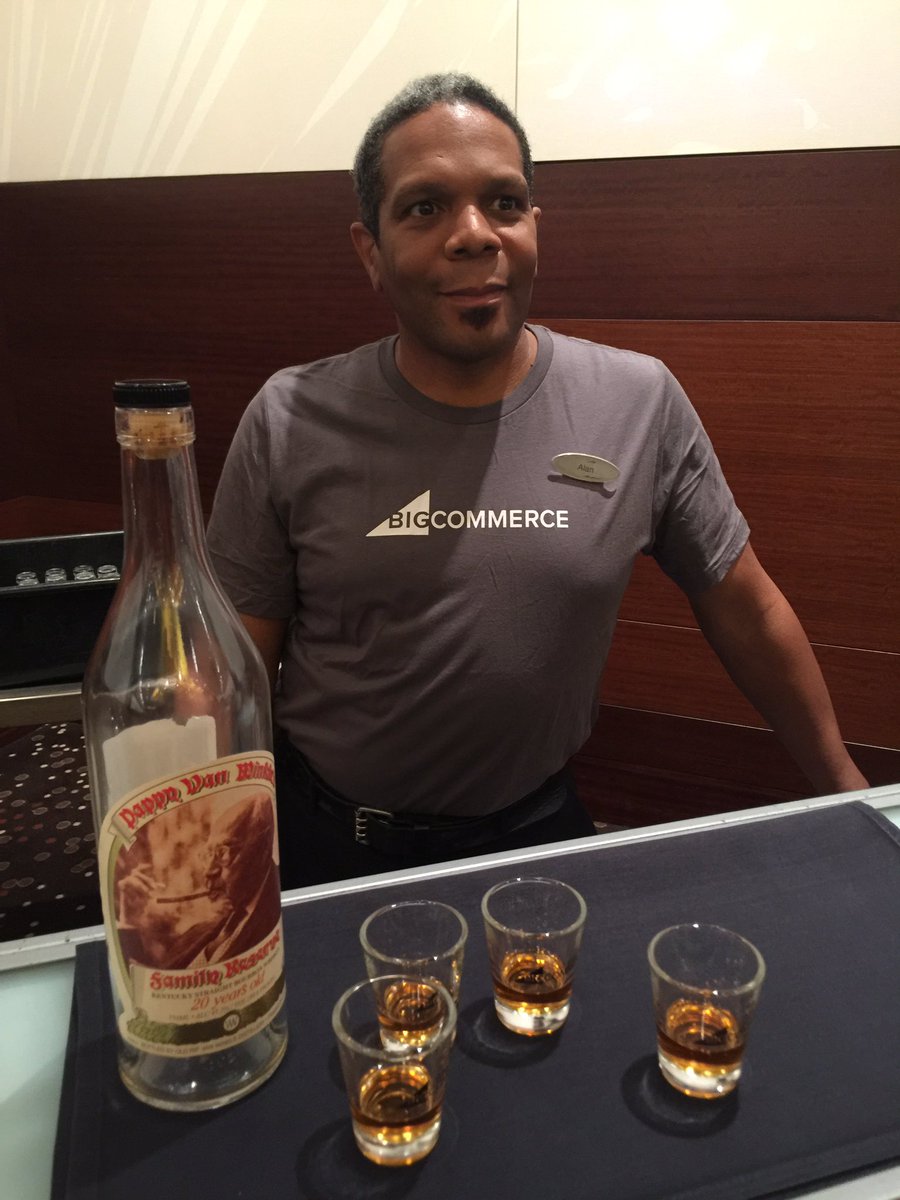 ryjack5's tweet image. 20 Year Pappy courtesy of @BigCommerce @PayPal @braintree #IRCE16 #bigcommerceworkshop