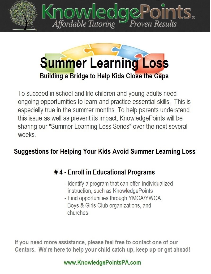 KnowledgePoints's tweet image. Learn how to avoid Summer Learning Loss from our newest series and help your children to succeed. #SummerLearning