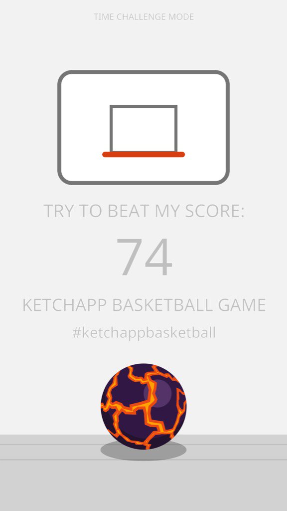 chriseale's tweet photo. I scored 74 points in #ketchappbasketball ! Can you beat my score? https://t.co/35NEieYeNH https://t.co/8MLpwhF974