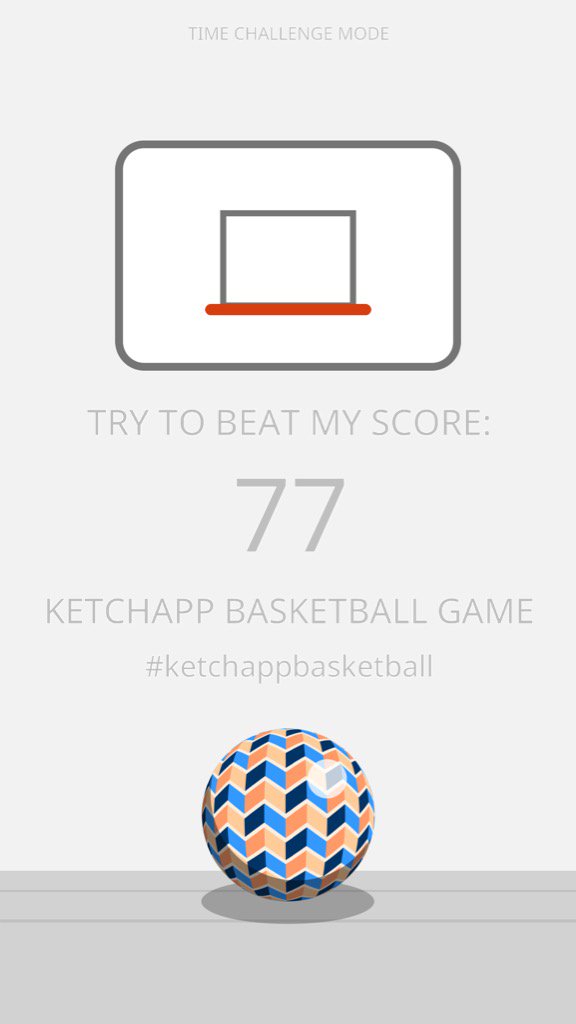 chriseale's tweet photo. I scored 77 points in #ketchappbasketball ! Can you beat my score? https://t.co/35NEiffPFf https://t.co/I9NXNQePzF