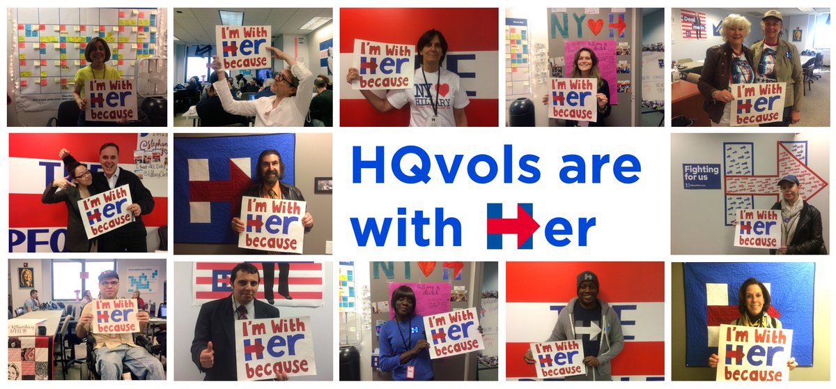 HillaryHQVols's tweet photo. #HQvols have so many reasons to be #WithHer & we want to hear YOURS! Tell us why on this historic #SuperTuesday! https://t.co/zhNgh1ZNye