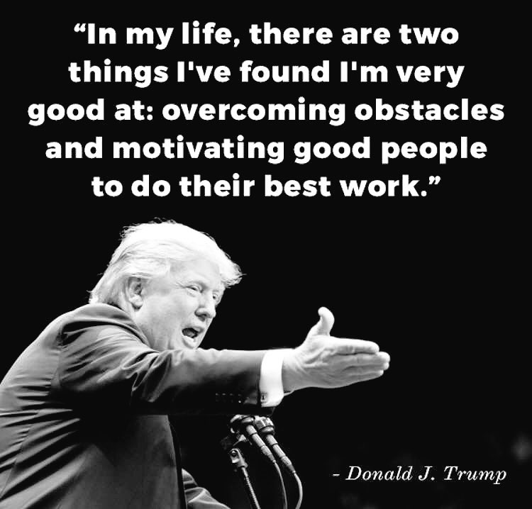 #Trump2016 

“In my life, there are two things I’ve found I’m very good at...”

#TrumpTrain #MAGA #tcot