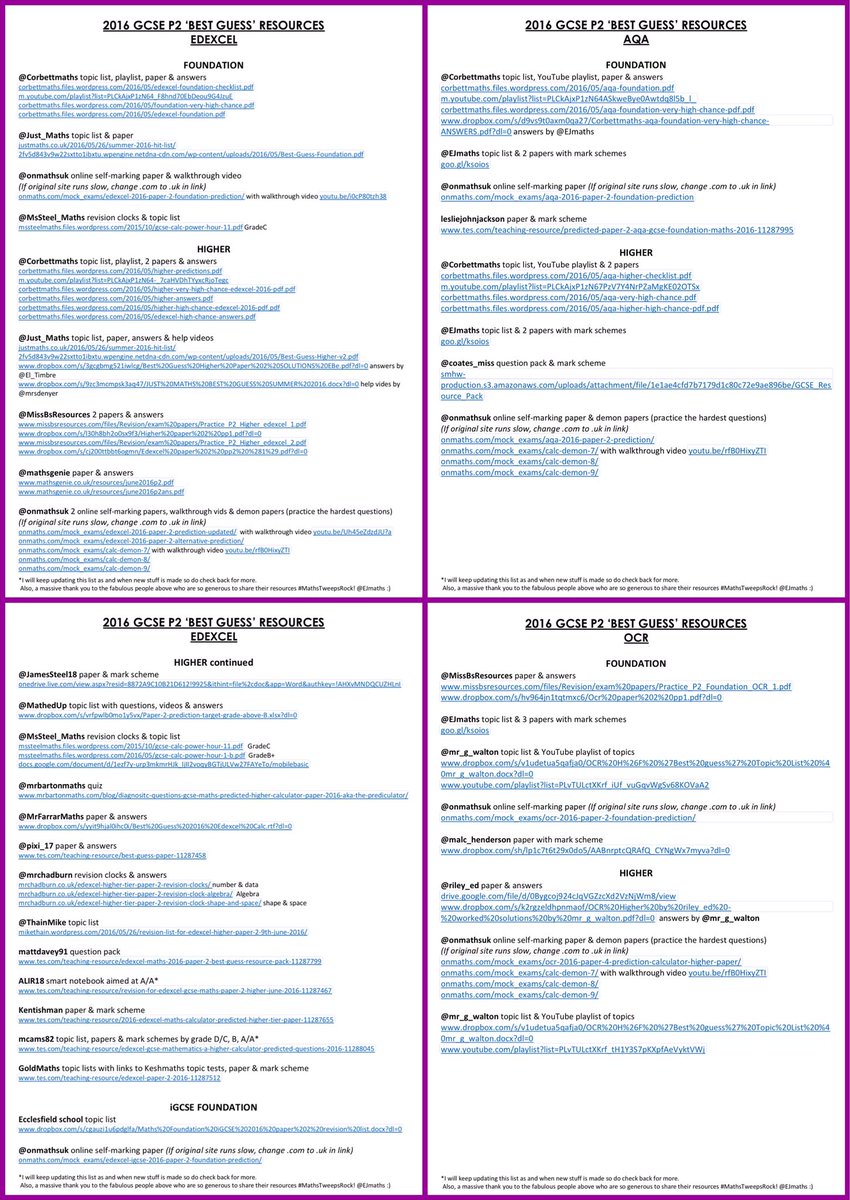 EJmaths's tweet photo. *NEW LINK* 'Best Guess' list https://t.co/0caW3x0YoJ (also stored in my best guess folder https://t.co/7P9myTq56c ) https://t.co/OjLVeEErci