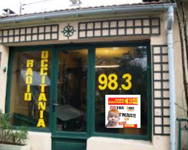 rouxexpress's tweet photo. Merci pour l'affiche devant #RadioOccitanie @RadioOccitania 👌🏼✋🏻🖖 https://t.co/PnBj90cDWD