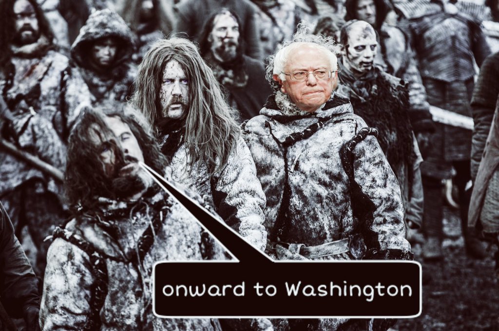 SCOTinUSA's tweet photo. @SenSanders let it go Bernie #itsOverDude https://t.co/6Tw8WxsijS