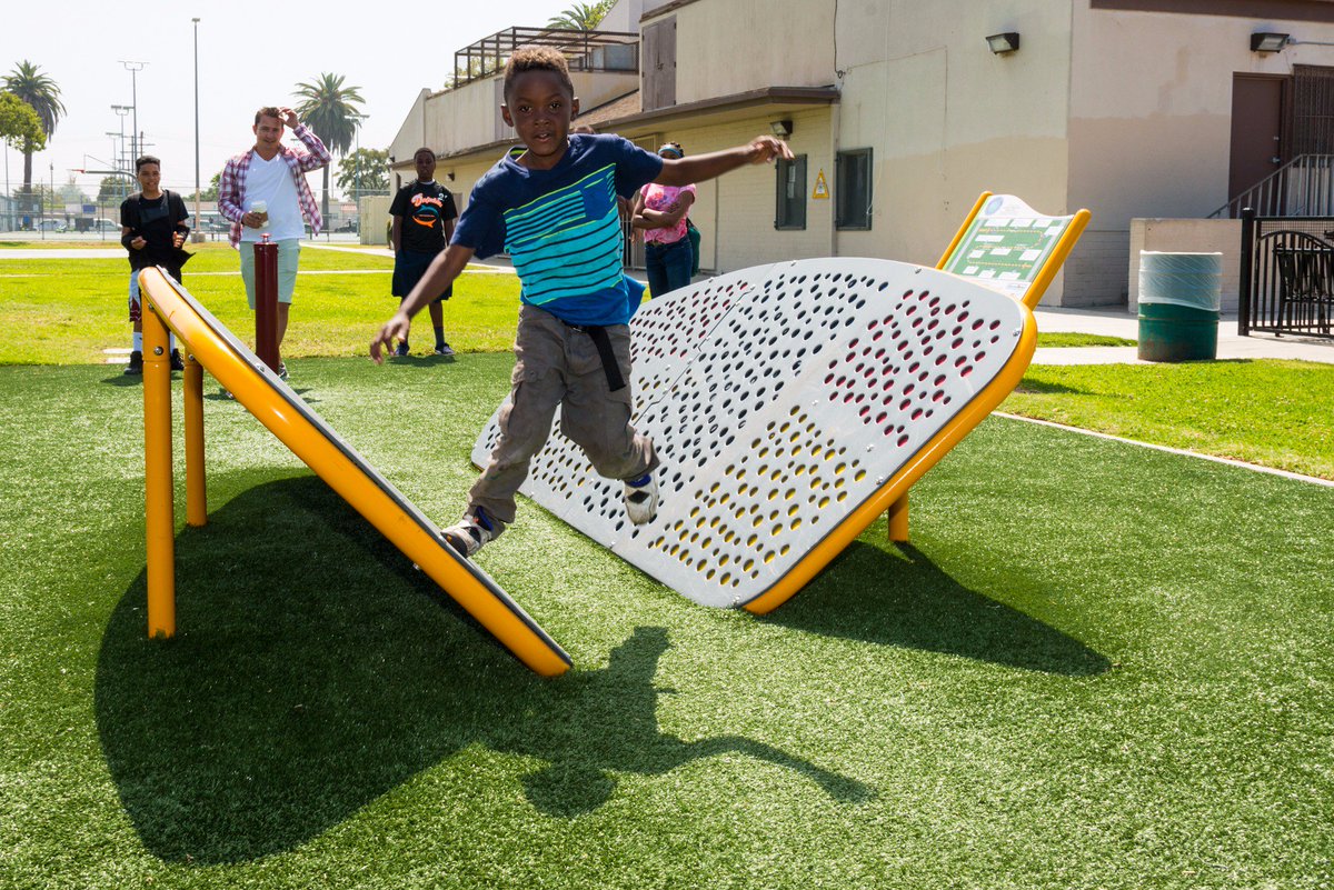 LACityParks's tweet photo. Opening of the Youth Challenge Course at Jackie Tatum Harvard Park! https://t.co/KIrztbW285 @mhdcd8 #mydayinLA #LA https://t.co/puzcSAFX5E