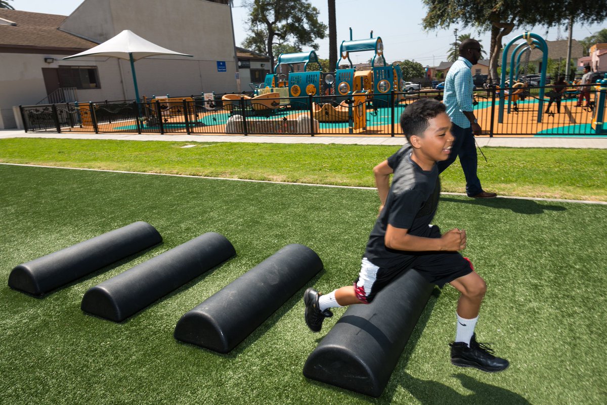 Opening of the Youth Challenge Course at Jackie Tatum Harvard Park! facebook.com/LACityParks/ph… <a href="/mhdcd8/">Marqueece Harris-Dawson</a> #mydayinLA #LA