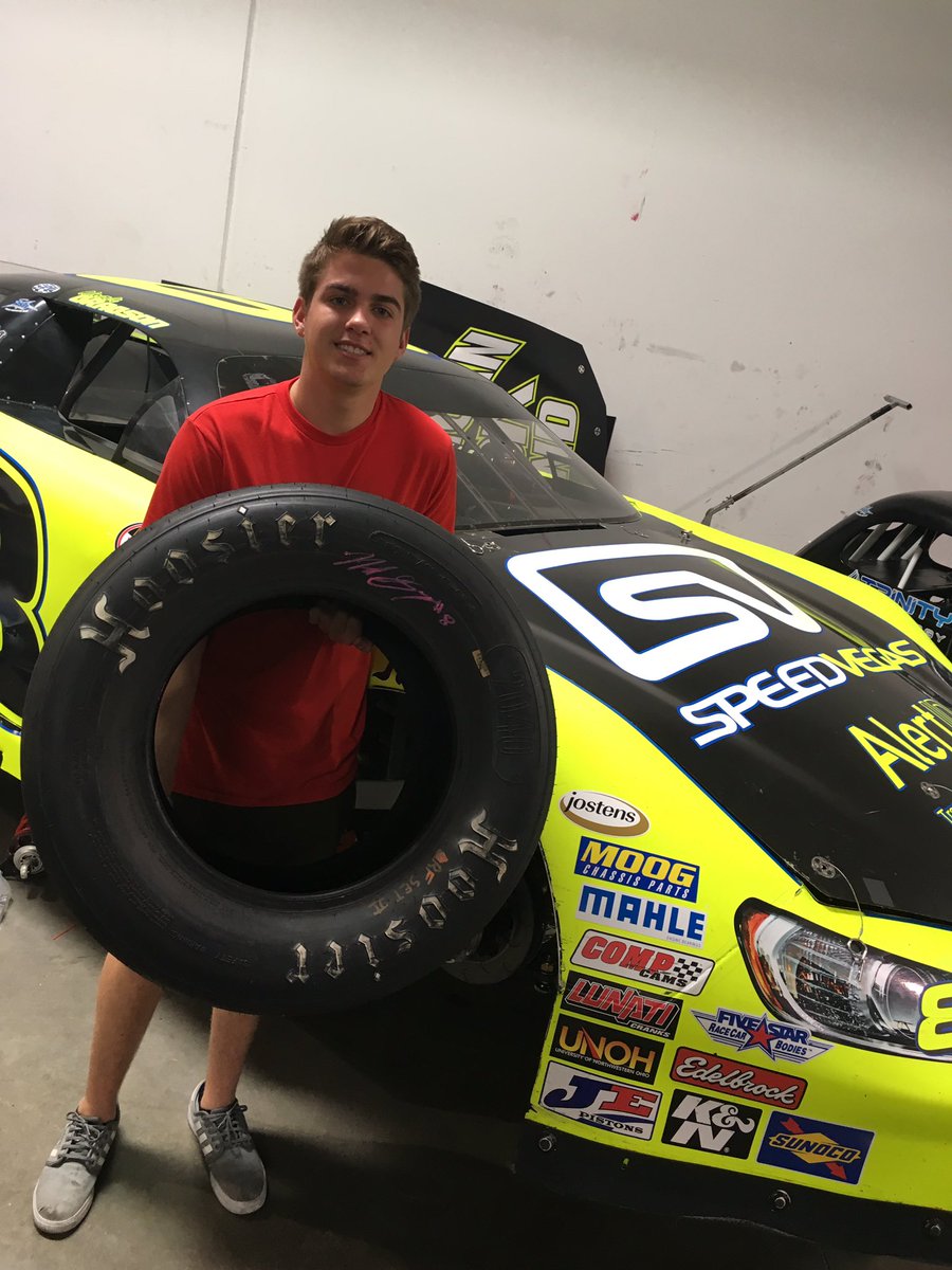 GIVEAWAY: RT and FOLLOW for the chance to win an autographed  <a href="/HoosierTire/">Hoosier Racing Tire</a> from my Super Late Model!