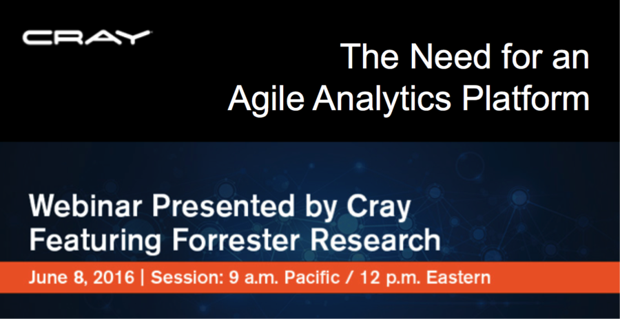 amyhodler's tweet photo. Analytics are increasingly complex. Tomorrow: Cray &amp; Forrester @mgualtieri discuss trends https://t.co/6mYqTbRV8z https://t.co/DfBxSiDLuf
