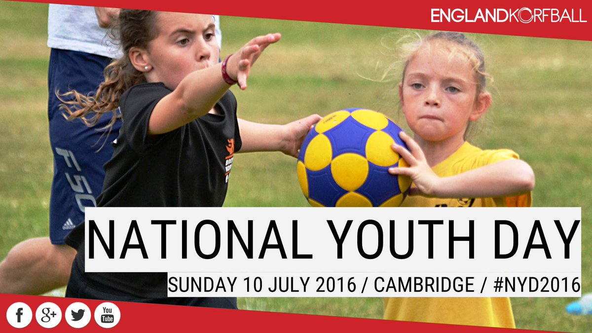 EnglandKorfball's tweet photo. National Youth Day 2016 - Has your club entered? https://t.co/jztoMceBNF #NYD2016 https://t.co/92hB8eDq4b