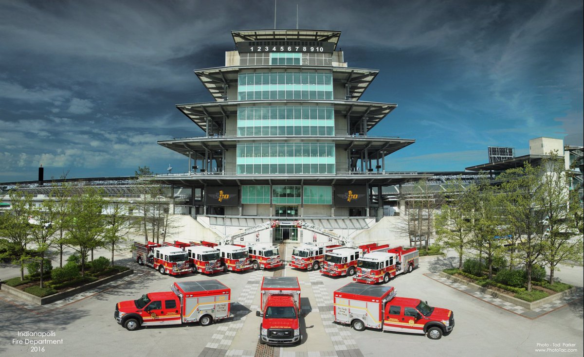 Thank you @IMS for helping us show off 10 new members of our fleet #Global-Pierce #EquipmentMatters Photo:@phototac