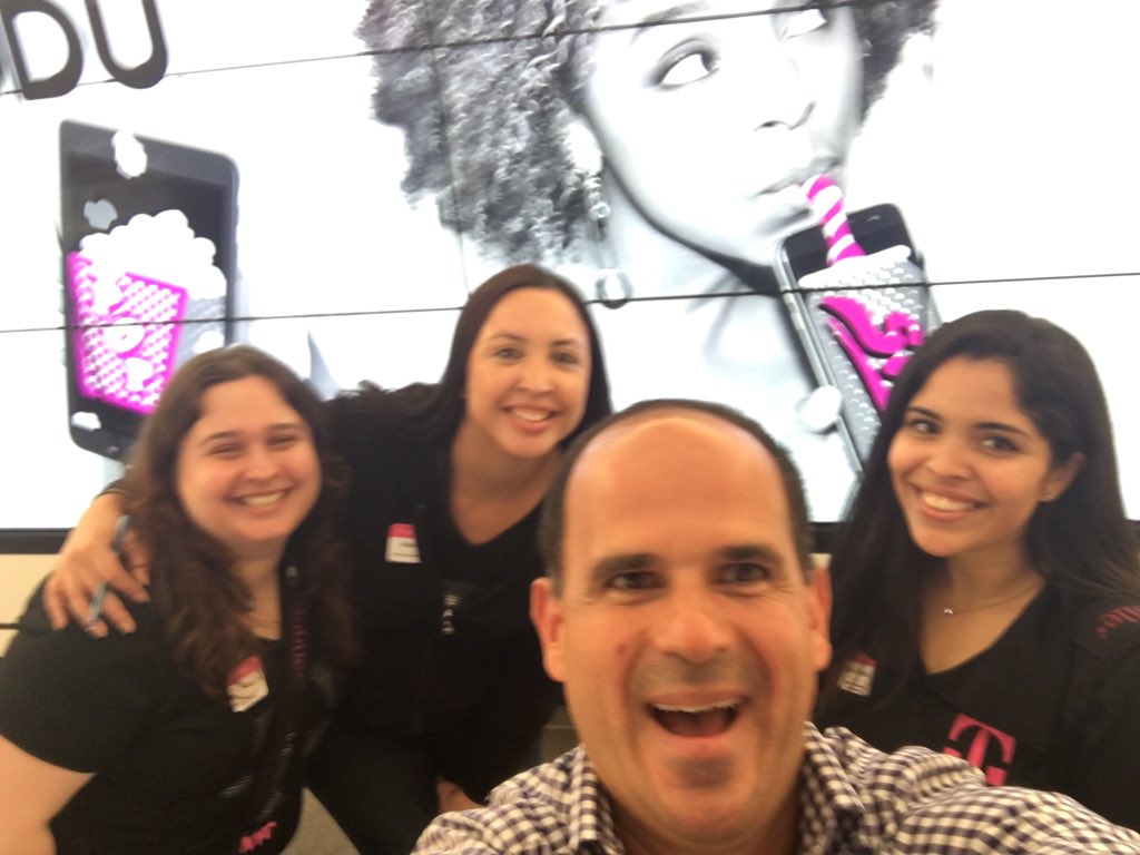 marcuslemonis's tweet photo. The girls @TMobile saved my day #theprofit is grateful https://t.co/csMCGejIIq
