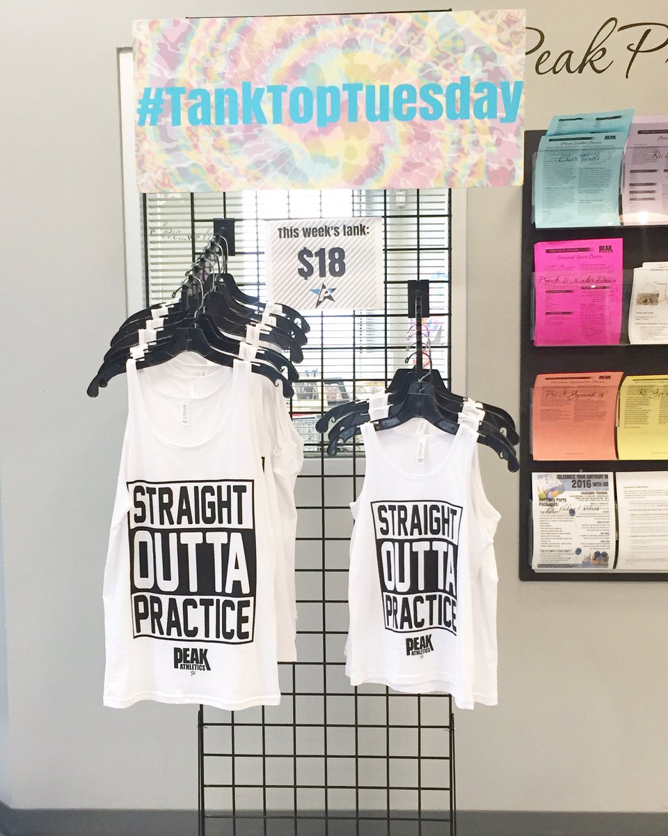 #TankTopTuesday is officially underway and sizes are flying off the rack! Get yours ASAP!
#allpeakeverything