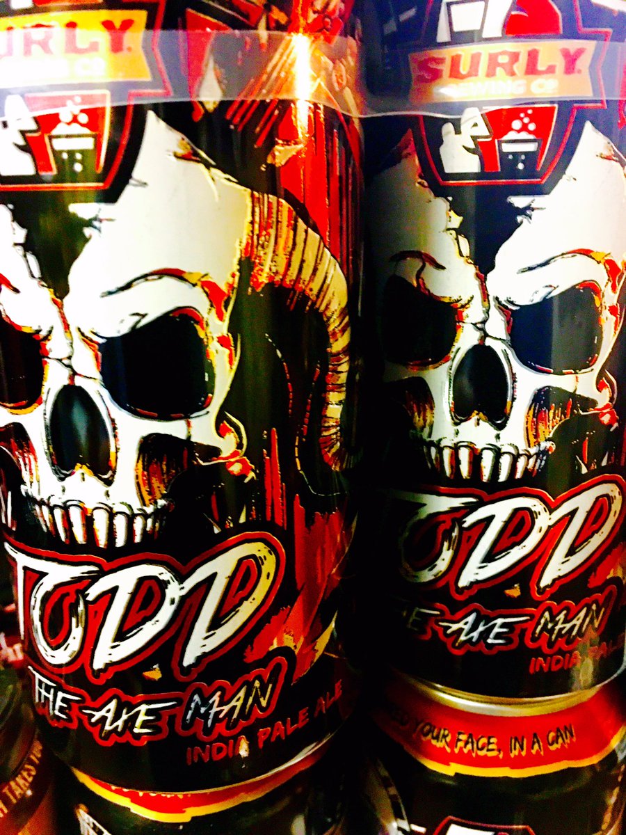@surlybrewing Todd The Axeman #IPA #shredyourfaceoff #bigtimebeers # ...