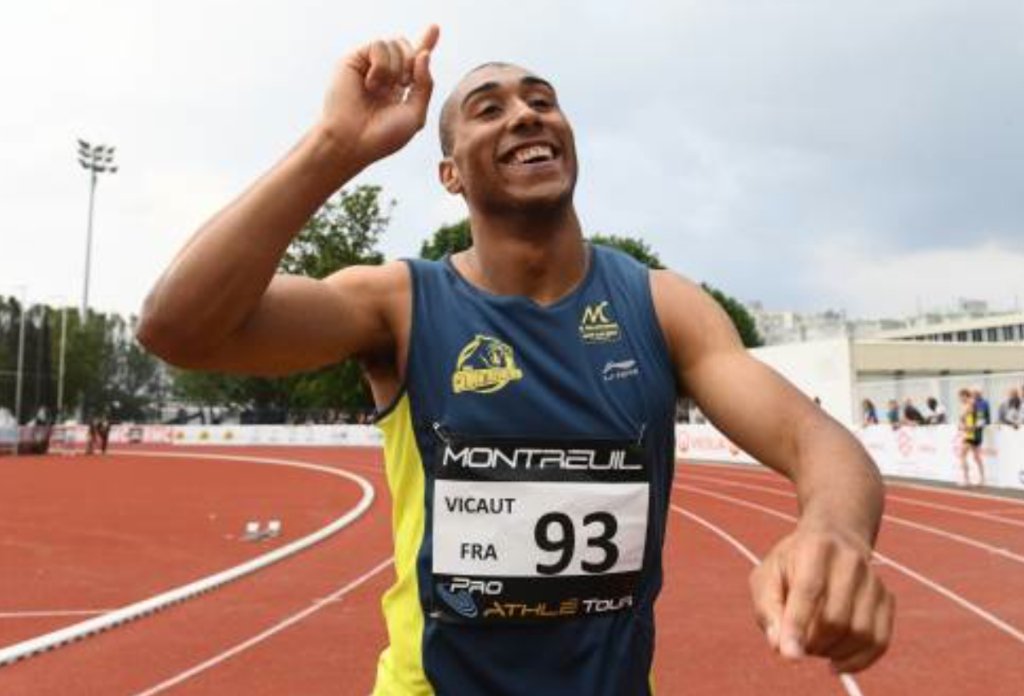 Histoiresathle's tweet photo. Jimmy Vicaut égale son #record d'Europe du #100m en 9s86! A point pour #Rio2016#athlétisme #sprint #JO https://t.co/02hzNsp3mG