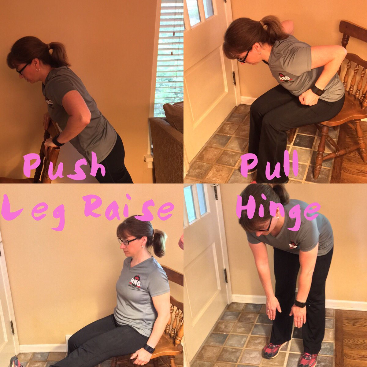 TrainerVicki's tweet photo. Simple exercises to get you started. Exercise doesn't have to be hateful! #health #basicexercise #motivation #change https://t.co/yrSAAkjkci