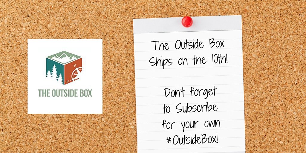 CacheAdvance's tweet photo. Try our new subscription box, #TheOutsideBox! June boxes start shipping tomorrow! https://t.co/gocS4Bno65 https://t.co/DfMyJt41B9