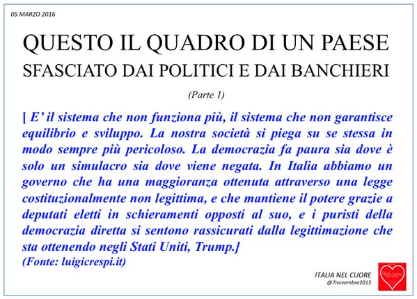 pibo53's tweet photo. QUESTA LA VERITA' ITALIANA https://t.co/jxo8KNqu7H