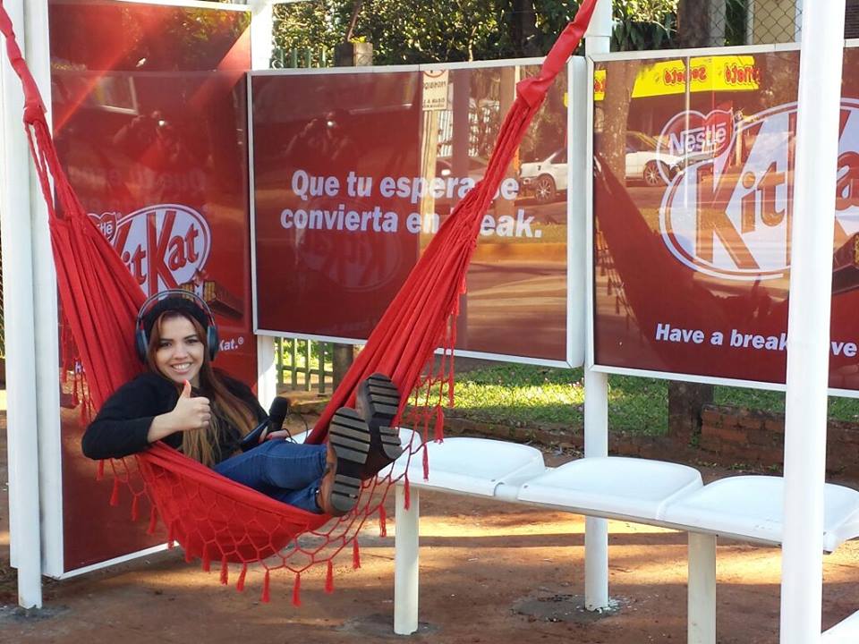 KitKatPy's tweet photo. Así se están dando un break en Encarnación, compartí con nosotros también usando #BreakStop https://t.co/hG5vD3KjsU