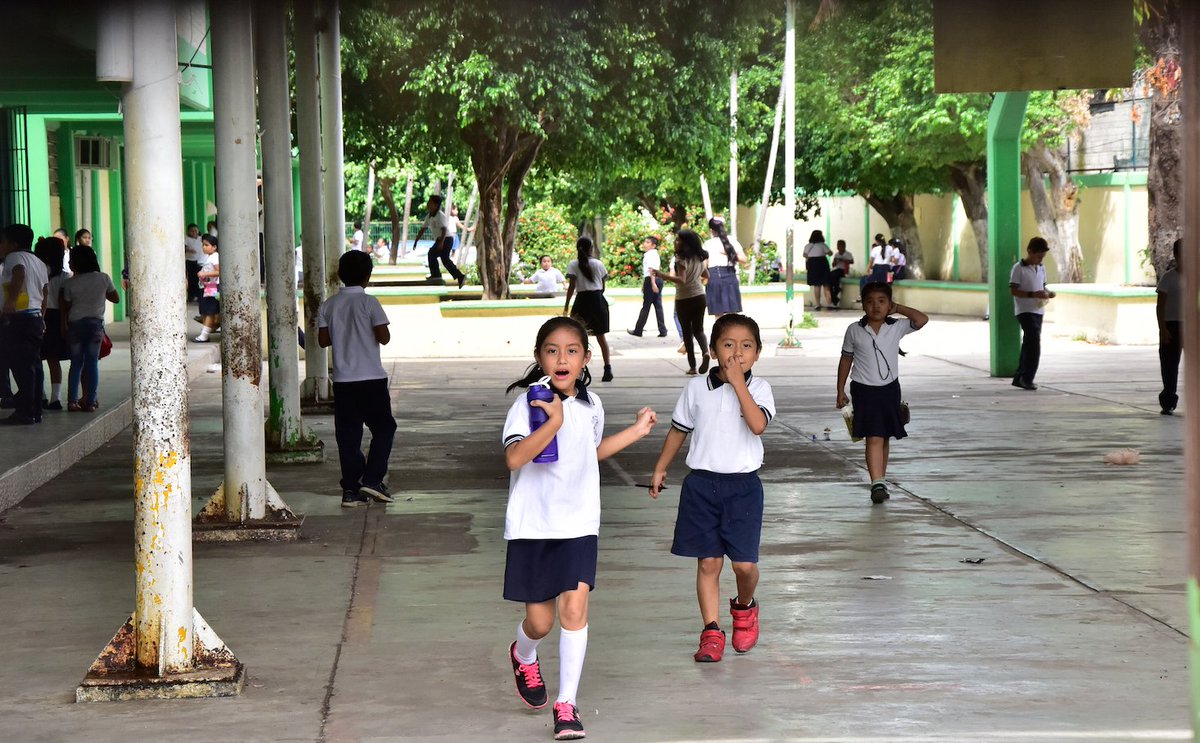 Gobdetabasco's tweet photo. #TabascoPorLaEducación asisten a clases alumnos de la Escuela Primaria Aquiles Serdán. https://t.co/pS8g40NMqN