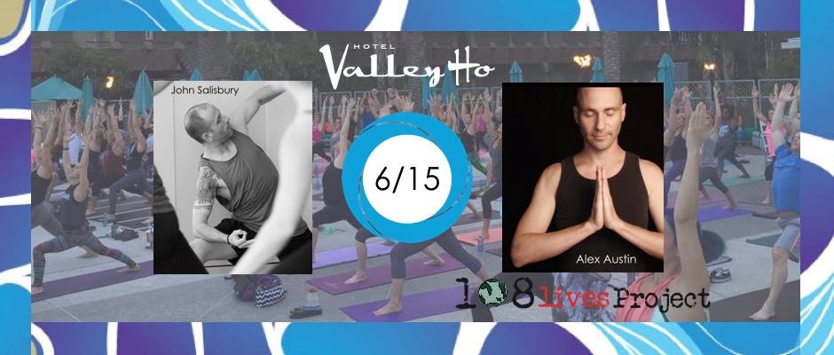 HotelValleyHo's tweet photo. Enjoy poolside yoga this Wednesday for a cause: https://t.co/8Q3aBfPv8R @108lives @Yogi_JohnS #makemoreyoga https://t.co/XaipqmlYpy