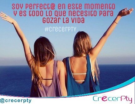 crecerpty's tweet photo. Somos perfecto por el simple hecho de existir #CrecerPTY #Panama https://t.co/OAi5fz4JYh
