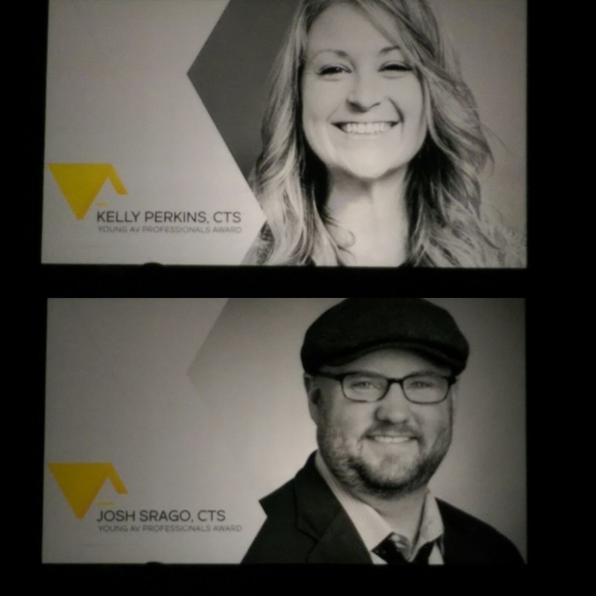 Here's our award-winners, from the ceremony video - @AVI_Kelly <a href="/JSrago/">Josh Srago</a> #InfoComm16 #infocommawards #winning :-)