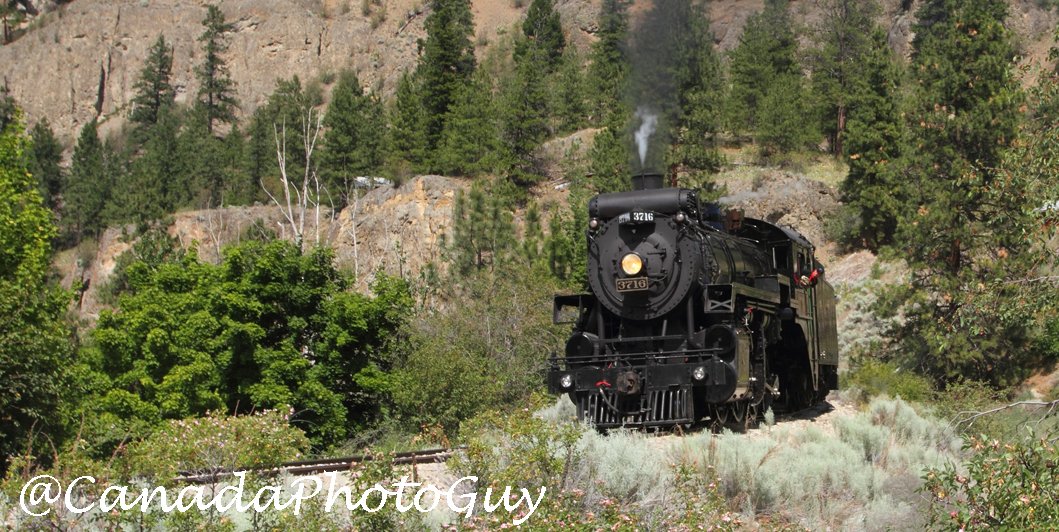 A perfect way 2 c wineries in #Summerland #Okanagan is by steam #train. Kettle Valley Railway. #TravelTuesday