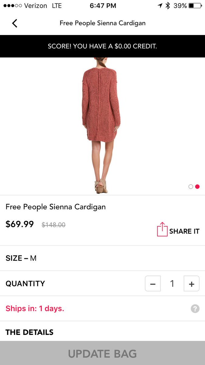 britters2714's tweet photo. @RueLaLa ? Forget an if, then statement. $0.00 credit. #customerservicefail #score #thankyou https://t.co/YV9yqymPAa