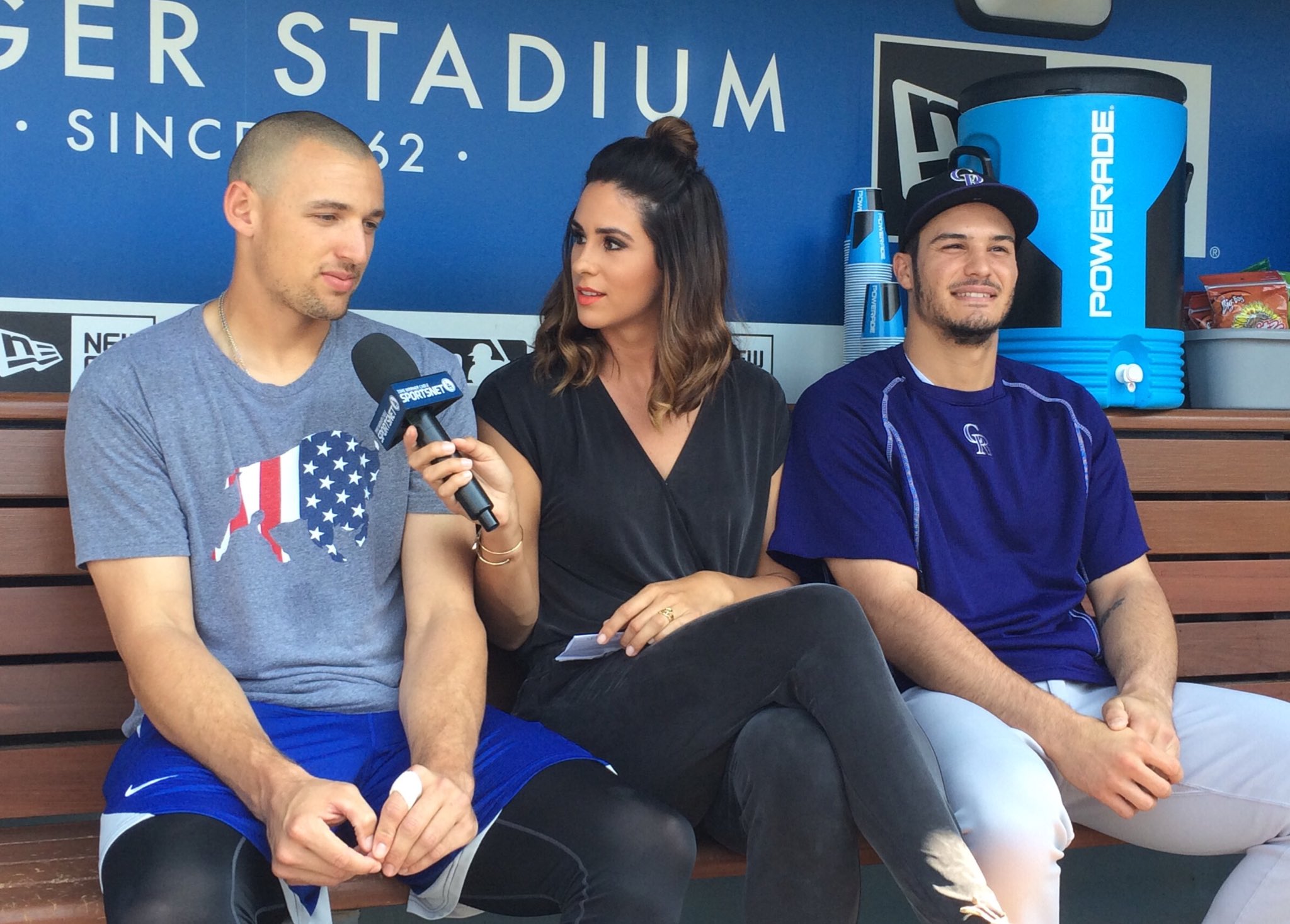 Colorado Rockies on X: Longtime friends Nolan Arenado & Trayce Thompson  just did a sit-down for Dodgers TV. Nice feature, so much respect.   / X