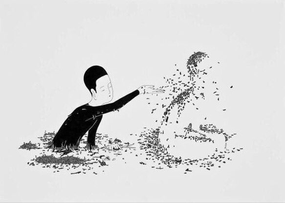 Raine4ver's tweet image. You'd break yourself just to fix somebody else...