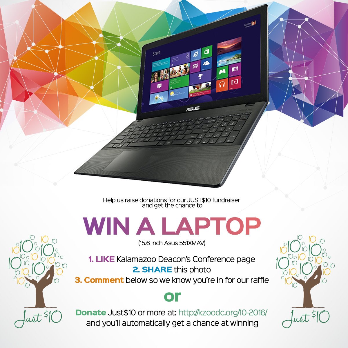 Get a chance to win a laptop here: buff.ly/25KovWm: #kalamazoo #entertowin #facebookcontest #helpandwin