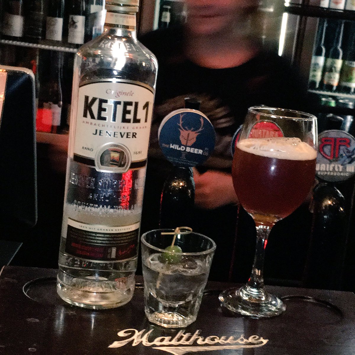 malthouse's tweet photo. This week's #Juneiper beer & gin match: @WildBeerCo's III Barley Wine w/Ketel1 Jenever! https://t.co/QJ7hdjvKK8 https://t.co/FfoeFfpJWE