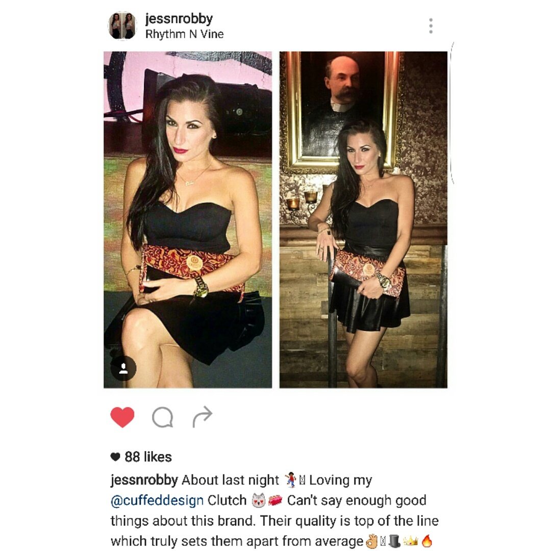 CuffedDesign's tweet photo. She is working that clutch tho 🔥🔥🔥
Love it! #stylevoice #cuffeddesign #sexy #handbag https://t.co/rANfDiaOBA