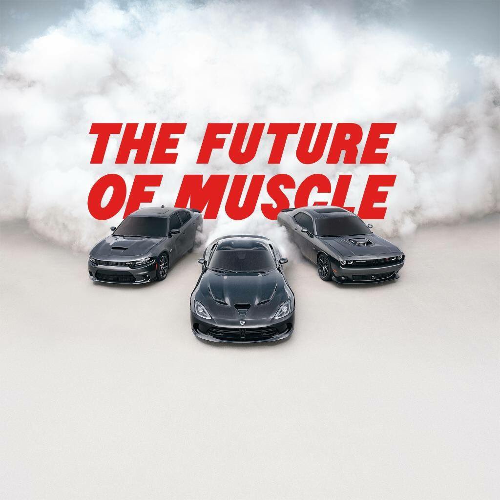 Show off that muscle. #Dodge