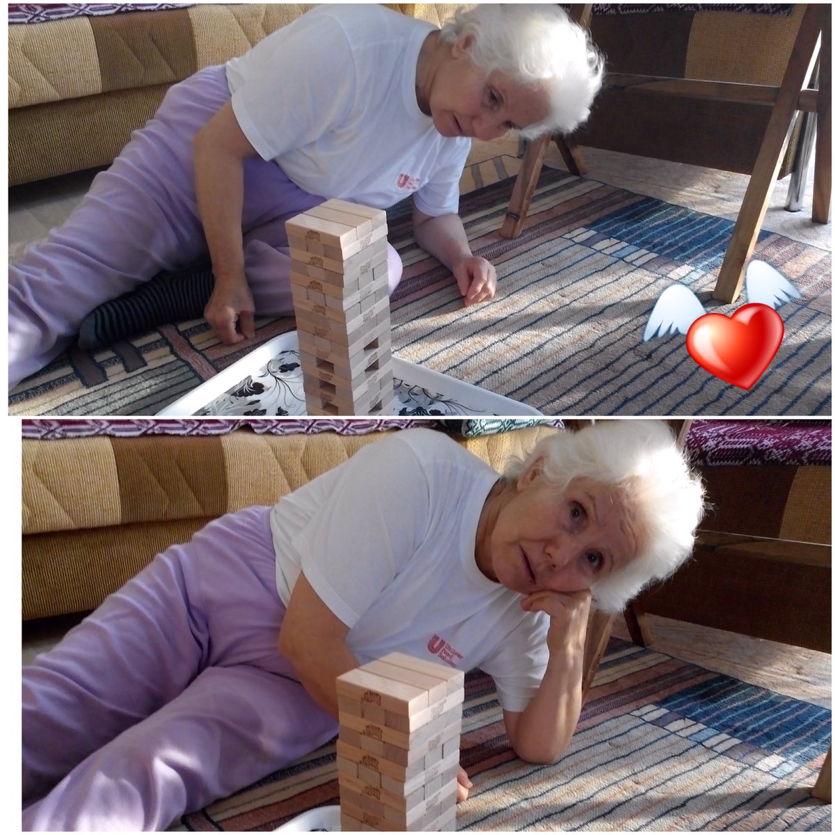 Sabahın #MorAl i Funda hanımın tontonundan geldi💜💜💜 #alzheimerfarkındalık yaşama dahil etmek çok önemli!