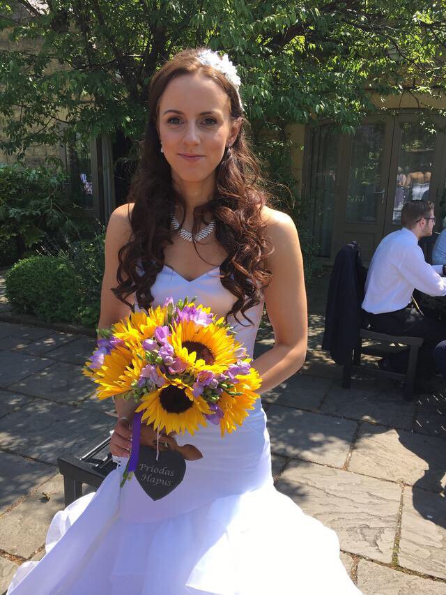 Our beautiful girl on her wedding day.  ❤️❤️