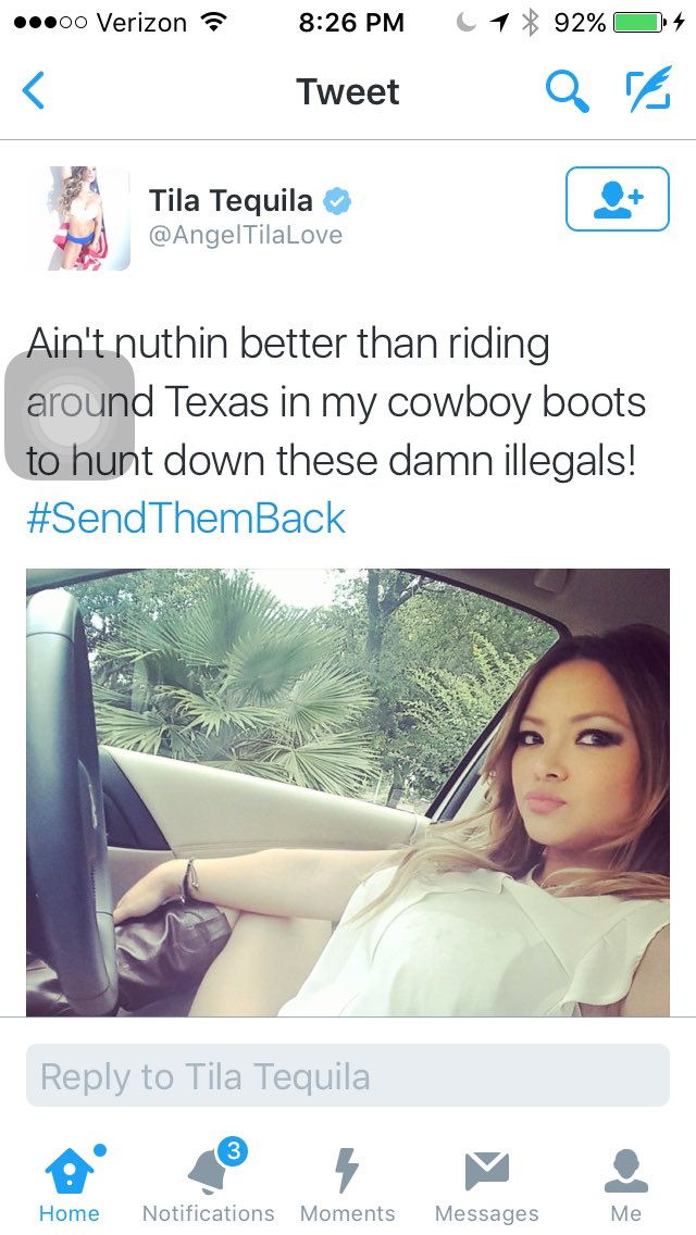 Blvcksby_'s tweet image. How is your name Tila Tequila and you're an immigrant but you....nvm....