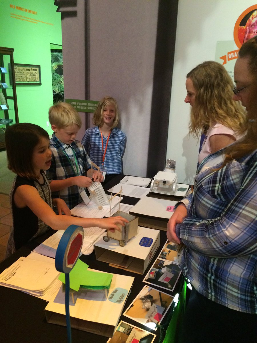 mariljones's tweet image. Fourth grade inventors sharing their work at our World&apos;s Fair in Balboa Park!  #HTeX #PBL #ideascanchangetheworld
