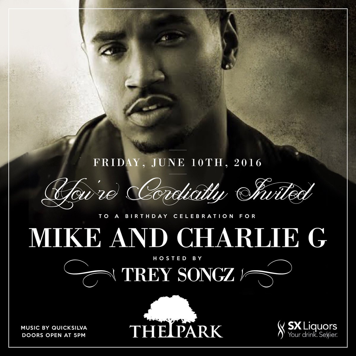 CharlieG_DC's tweet photo. [FRI 6.10] Me &amp; @MentionMikeG Birthday Celebration PART I at @TheParkat14th Hosted By @TreySongz w/ @djquicksilva! https://t.co/Y7jAadrejn
