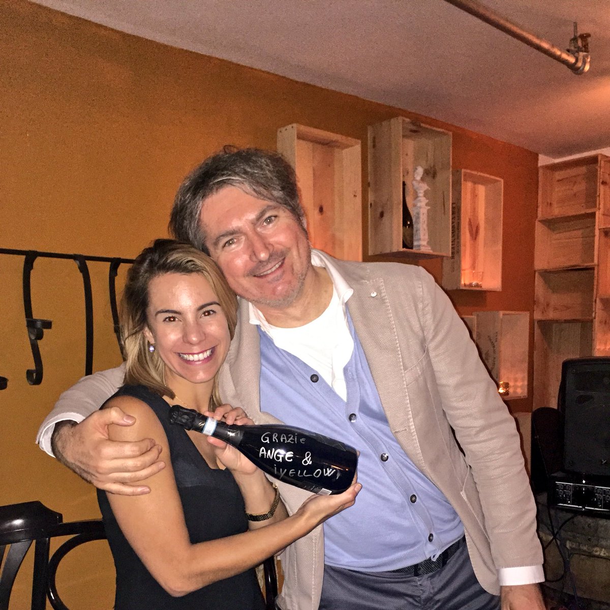 iyellowwineclub's tweet photo. .@angelaaiello & Alberto @zenatowinery looking sharp at #WinemakerRAW, thank you for sharing your wines with us! π·βπΌ https://t.co/TVpK06434K