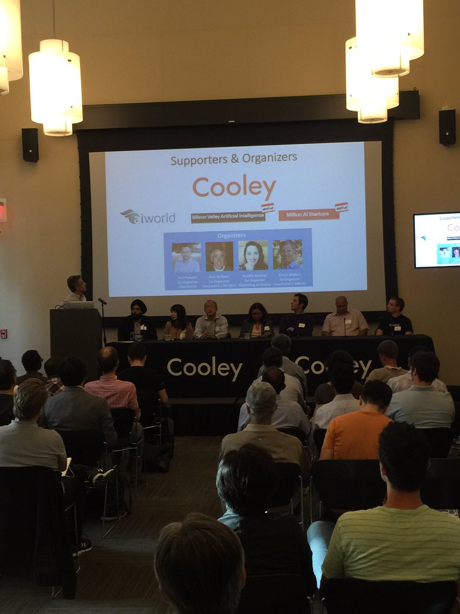 We're excited to be at the inaugural event for AI in Enterprise at <a href="/CooleyLLP/">Cooley LLP</a> in Palo Alto!